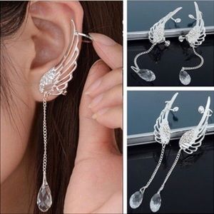 Angel Wing Drop Dangle Earrings For Women